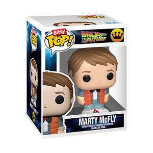 Marty McFly and Time Machine - Bitty Pop!