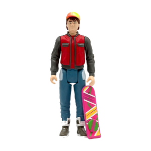 MARTY W/HOVERBOARD - BACK TO THE FUTURE ReACTION SDCC
